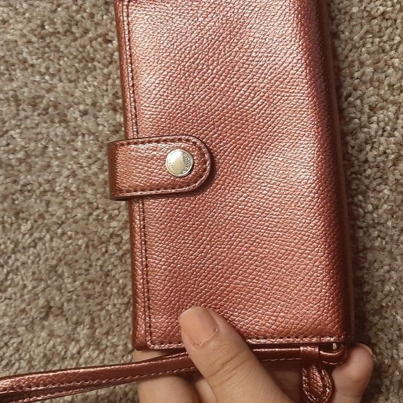 Coach button wristlet wallet - Picture 1 of 5